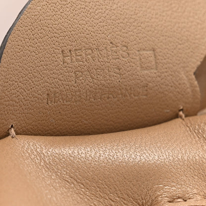 Hermes Milo Lambskin Matte Alligator Touch Grigri Rodeo Pegase Horse Bag Charm PM Chai 3 of 5