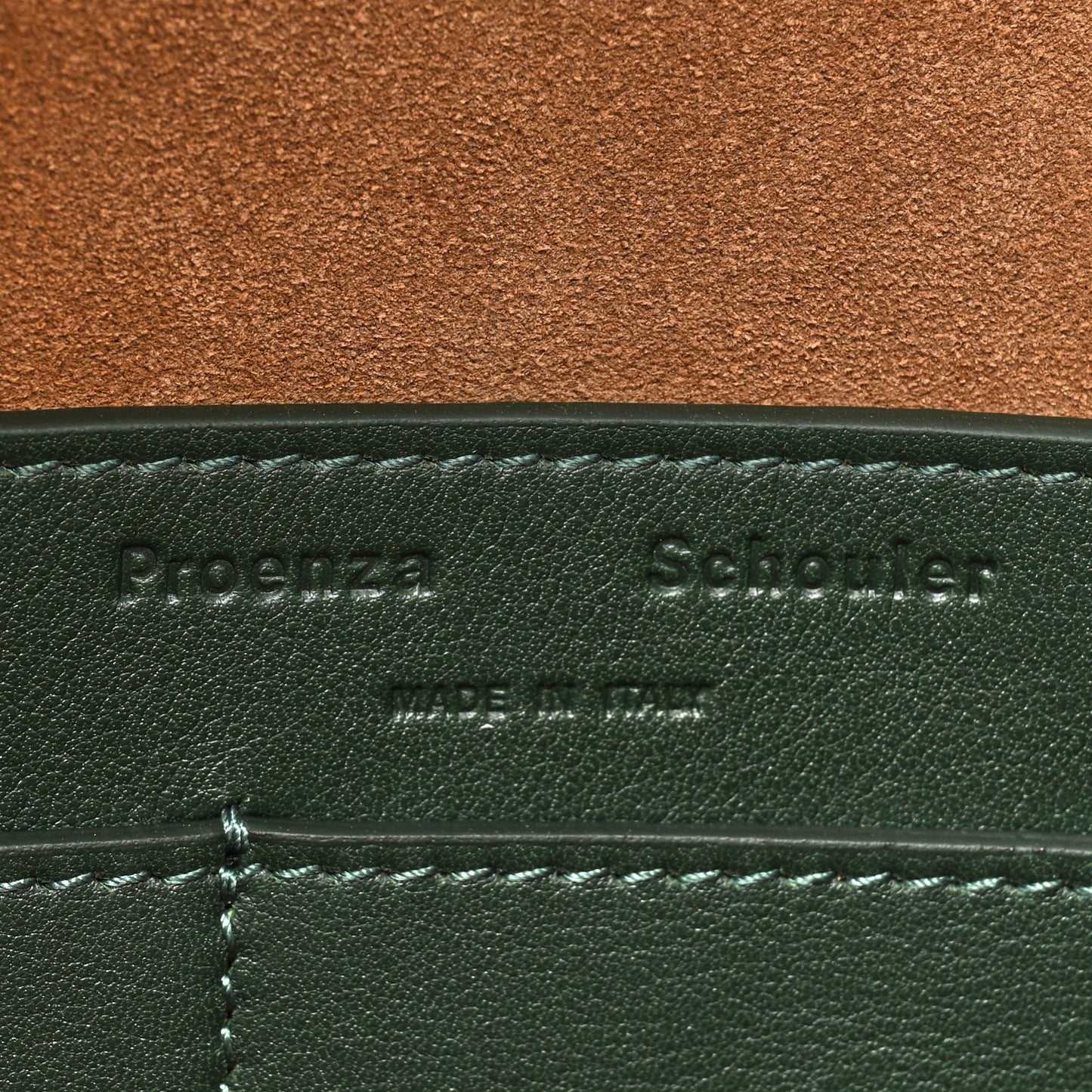 Calfskin Braid Shoulder Bag Green