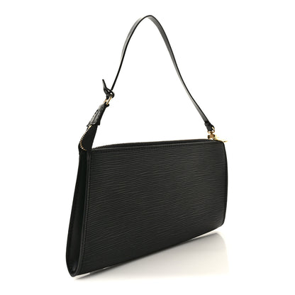 Louis Vuitton Epi Pochette Accessories 24 Black 3 of 8