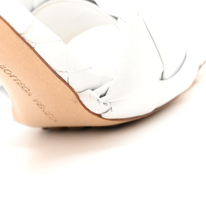 Bottega Veneta Nappa Maxi Intrecciato Lido Mule Sandals 41 Optic White 10 of 13