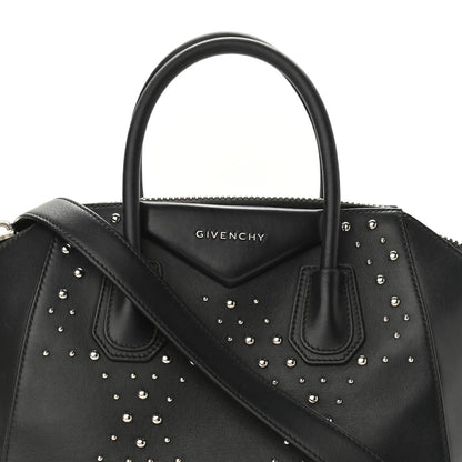 Givenchy Smooth Calfskin Small Studded Antigona Black 7 of 10