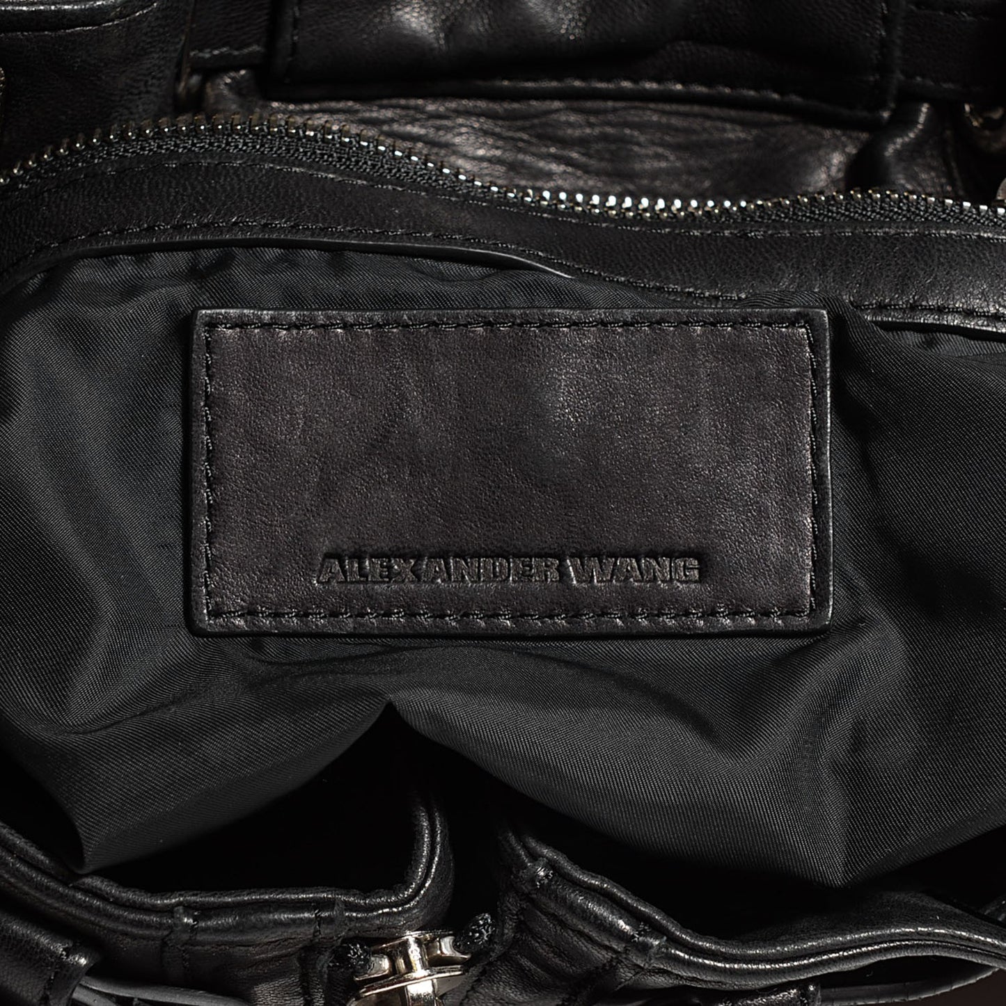 Lambskin Marti Backpack Washed Black Rhodium Hardware