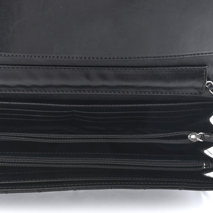 Chanel Lambskin Quilted Chain Clutch Flap Black 4 of 8