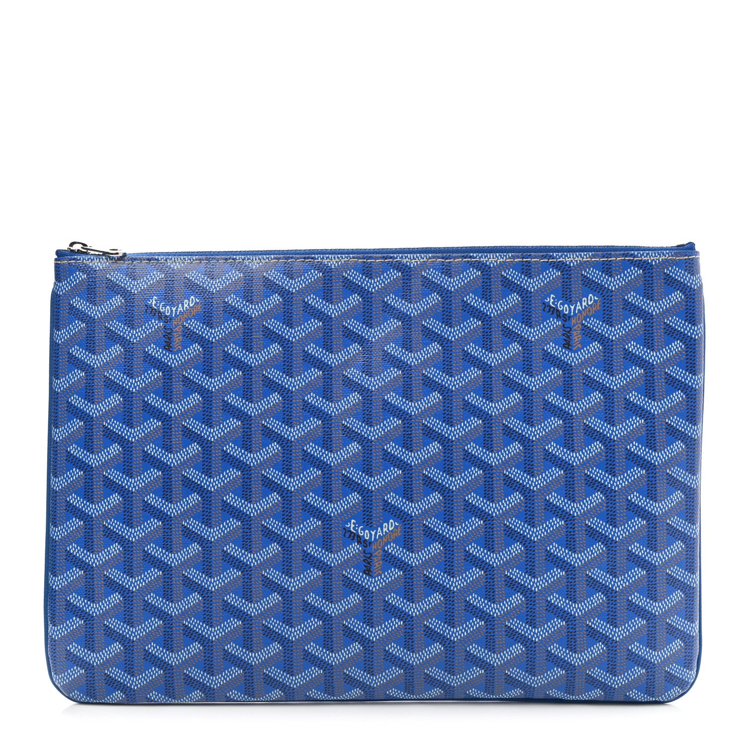 Goyard Goyardine Senat Pochette MM Sky Blue 1 of 7