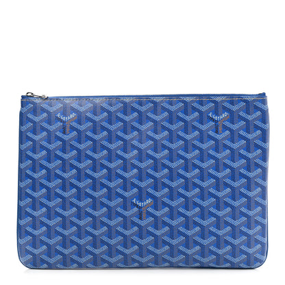 Goyard Goyardine Senat Pochette MM Sky Blue 1 of 7