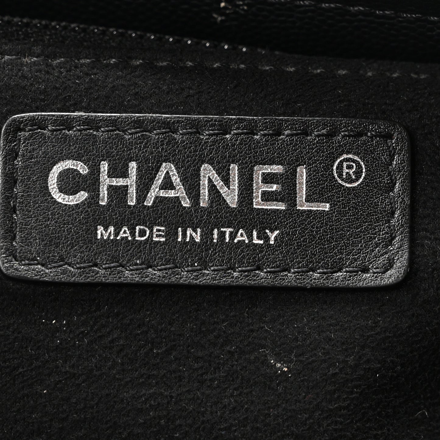 Caviar Medium Studded Deauville Tote Black