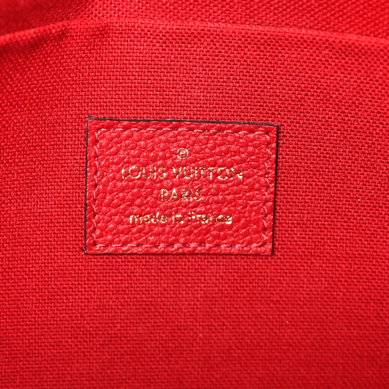 Louis Vuitton Empreinte Pochette Felicie Chain Wallet Scarlet 7 of 12