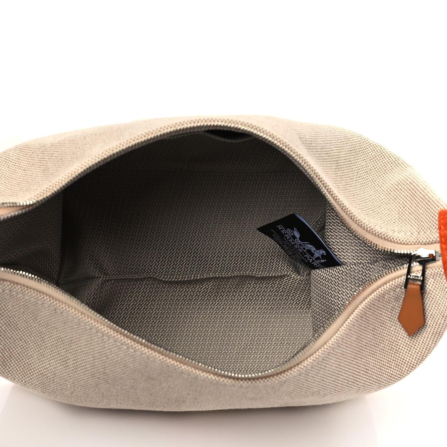 Canvas Small Bride-A-Brac Pouch Natural Orange