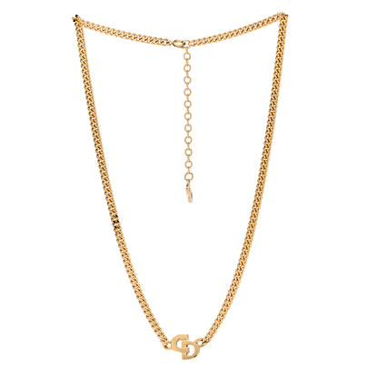 Christian Dior Metal CD Necklace Gold 3 of 6