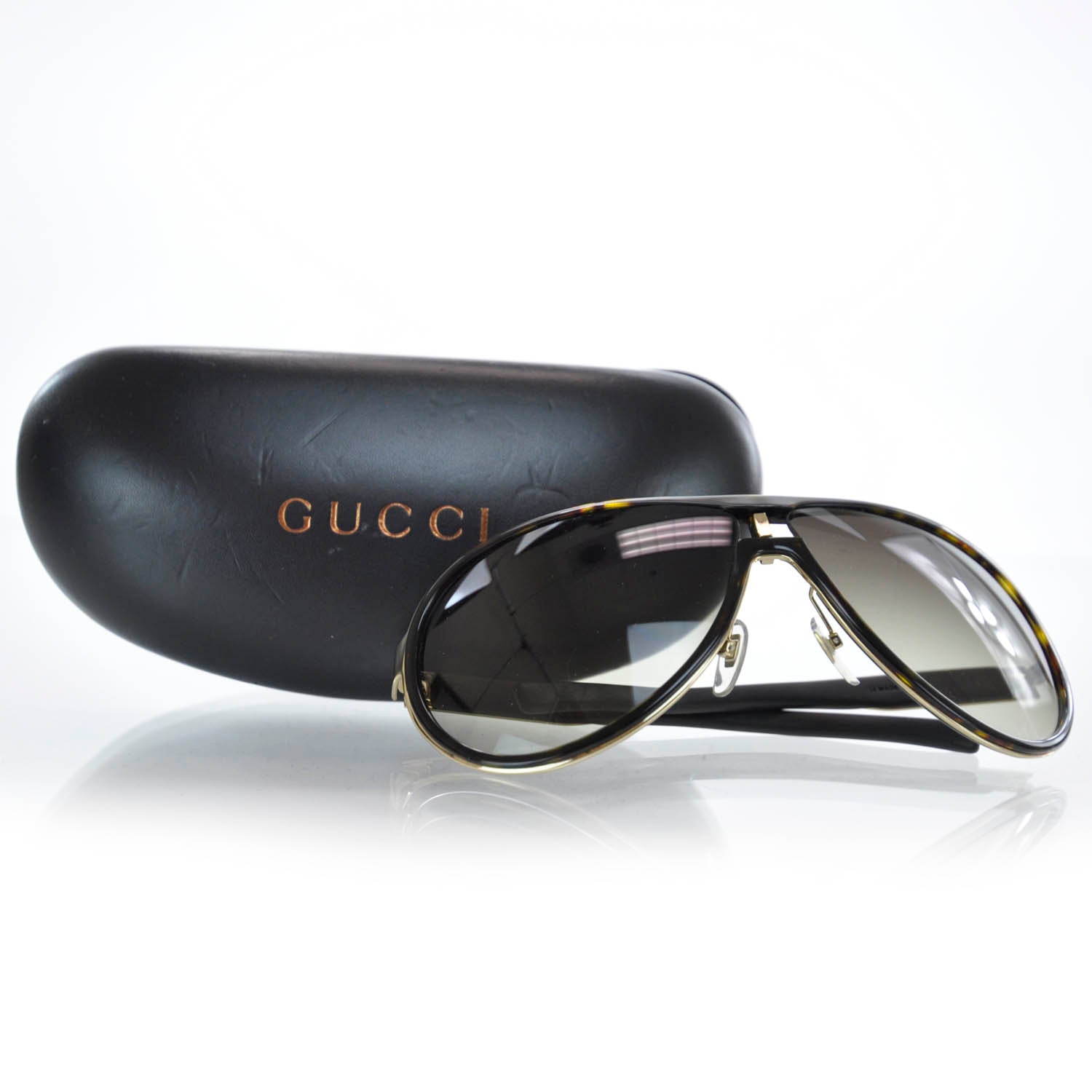 Gucci Tortoise Shell Sunglasses 1566S 7 of 7