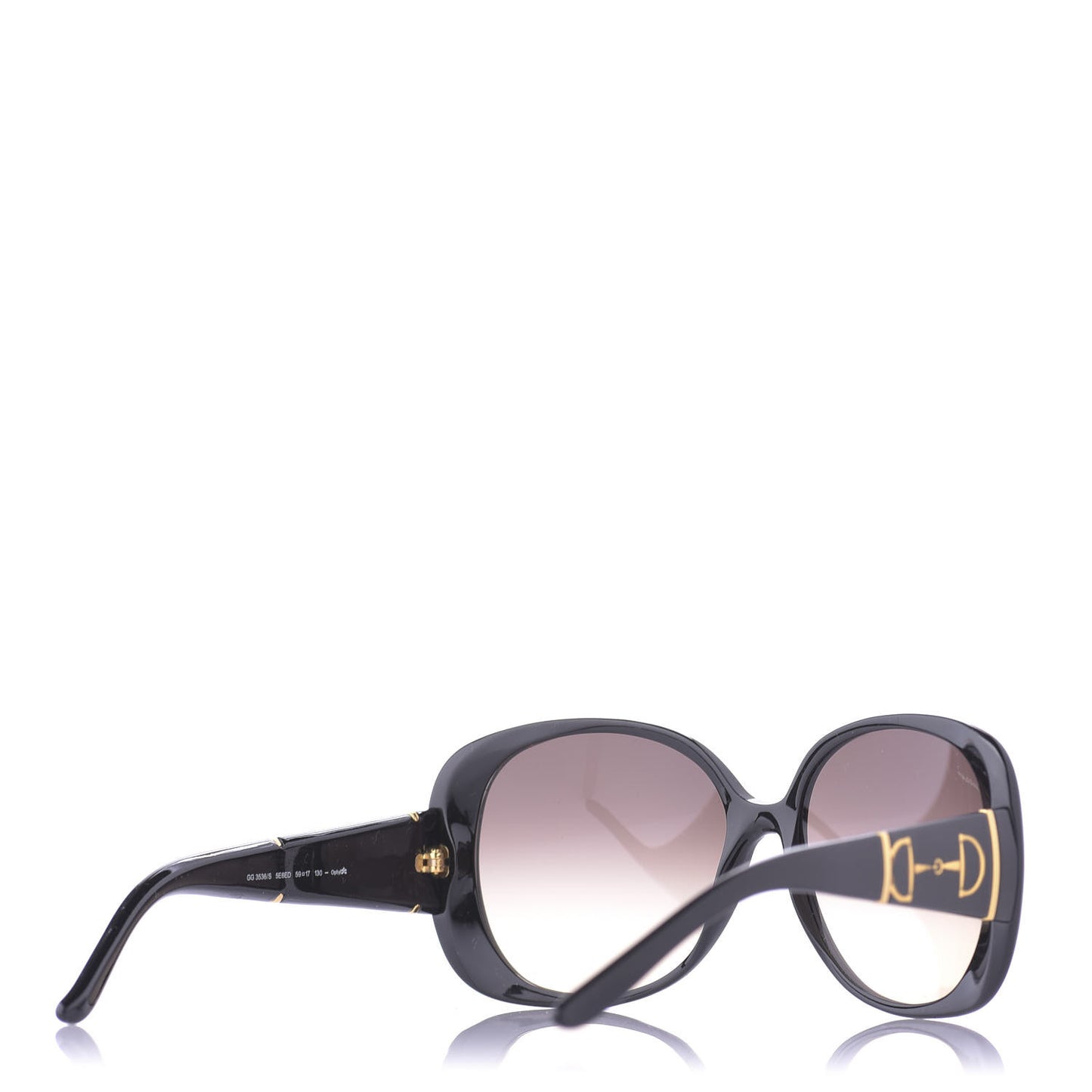Acetate Horsebit Sunglasses GG3536/S Black