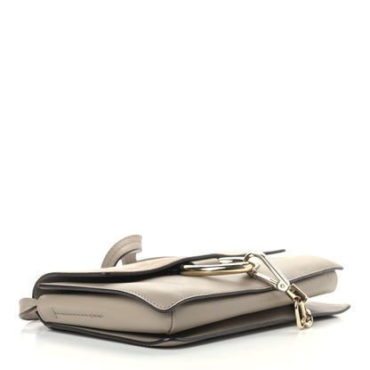 Chloe Suede Calfskin Small Faye Shoulder Bag Motty Grey 3 of 11