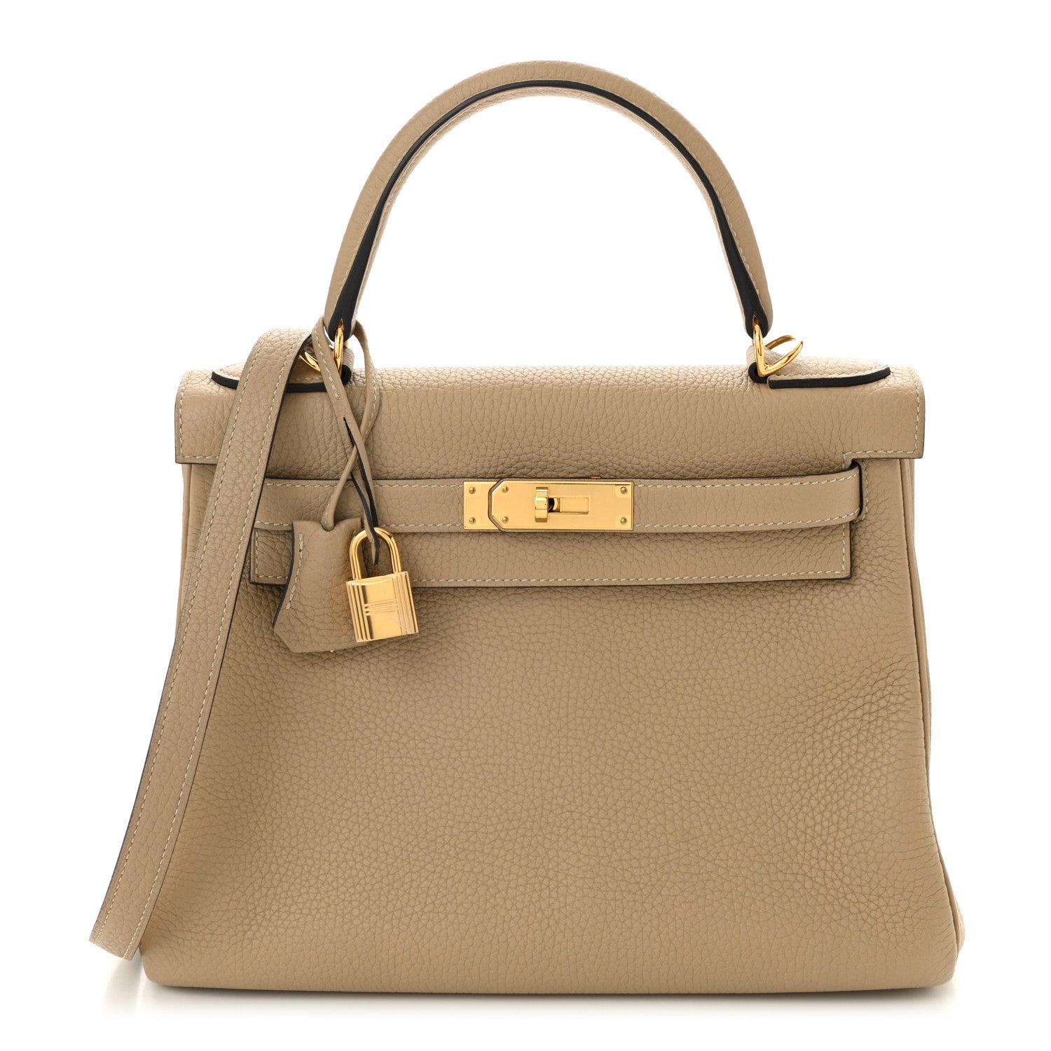 Hermes Taurillon Clemence Kelly Retourne 28 Trench 1 of 11