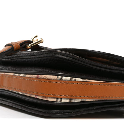 Burberry Haymarket Check Messenger Brown 10 of 10