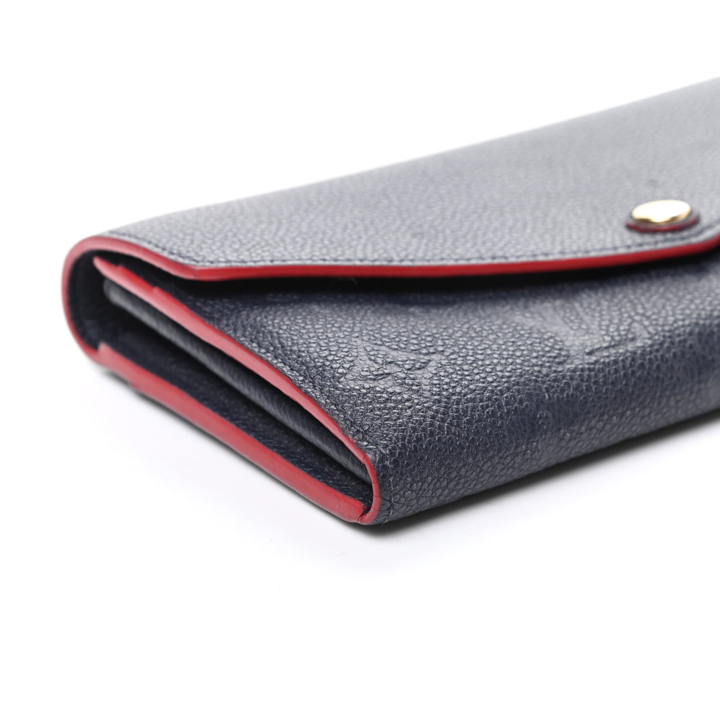 Empreinte Sarah Wallet NM Marine Rouge