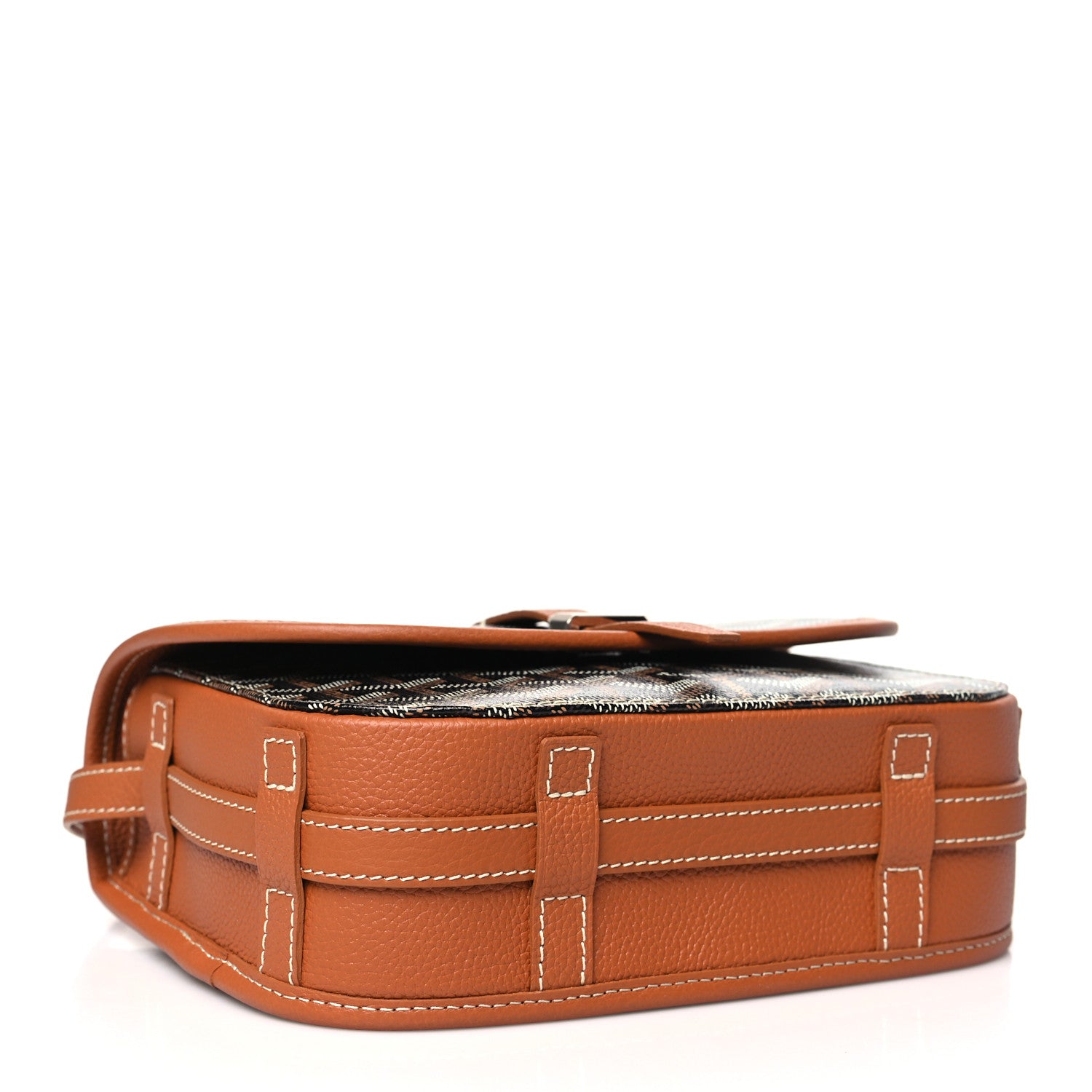 Goyard Goyardine Belvedere II PM Messenger Bag Black Gold 4 of 9