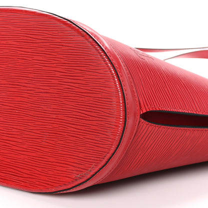 Louis Vuitton Epi Saint Jacques PM Castillan Red 9 of 18