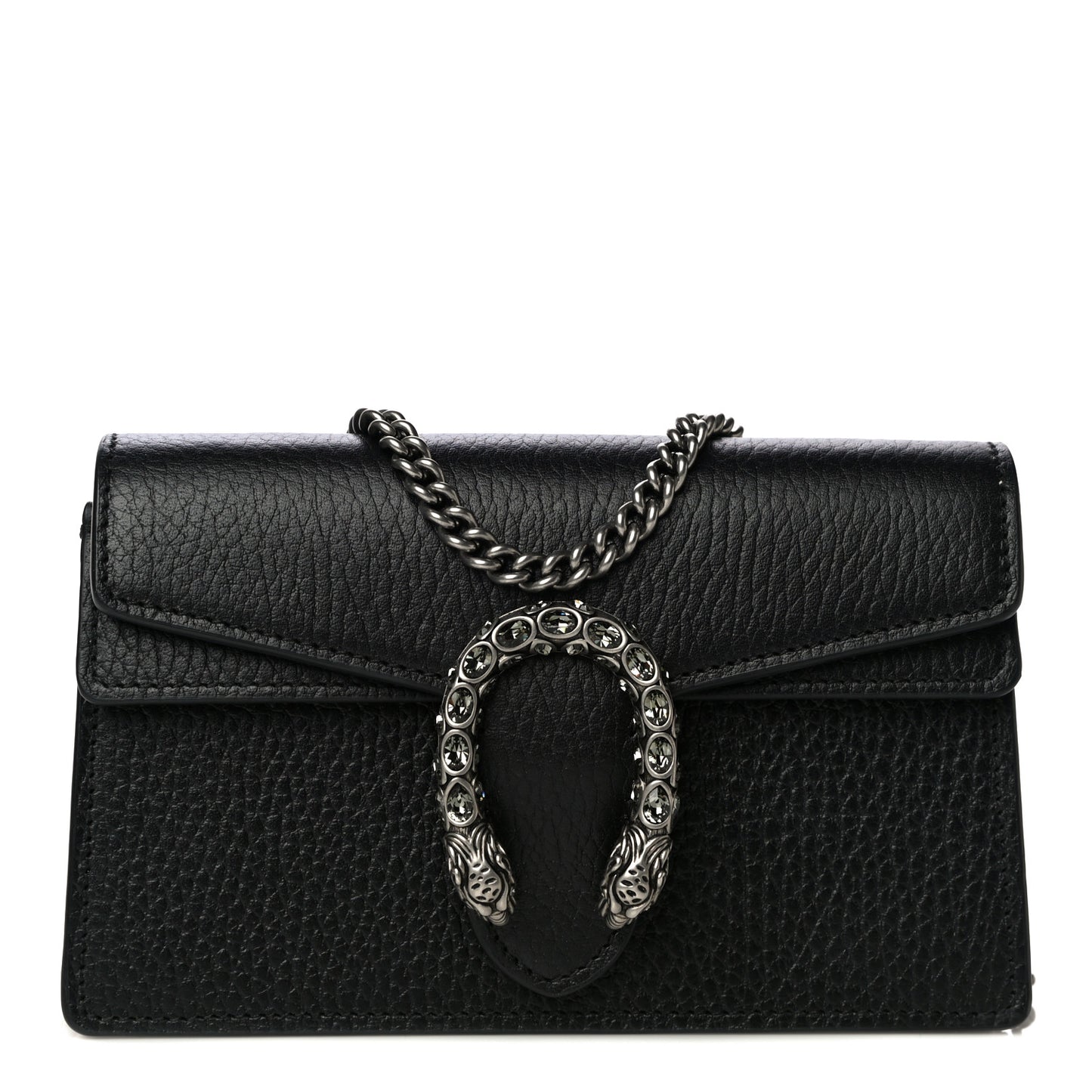 Calfskin Super Mini Dionysus Shoulder Bag Black