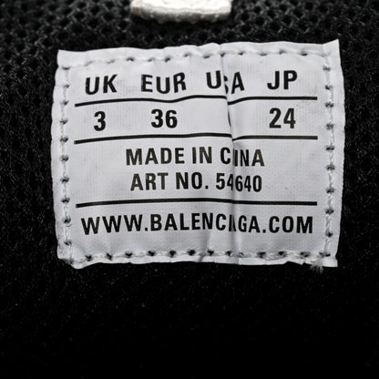 Balenciaga Mesh Nubuck Womens Triple S Sneakers 36 Orange Gris Black 6 of 8