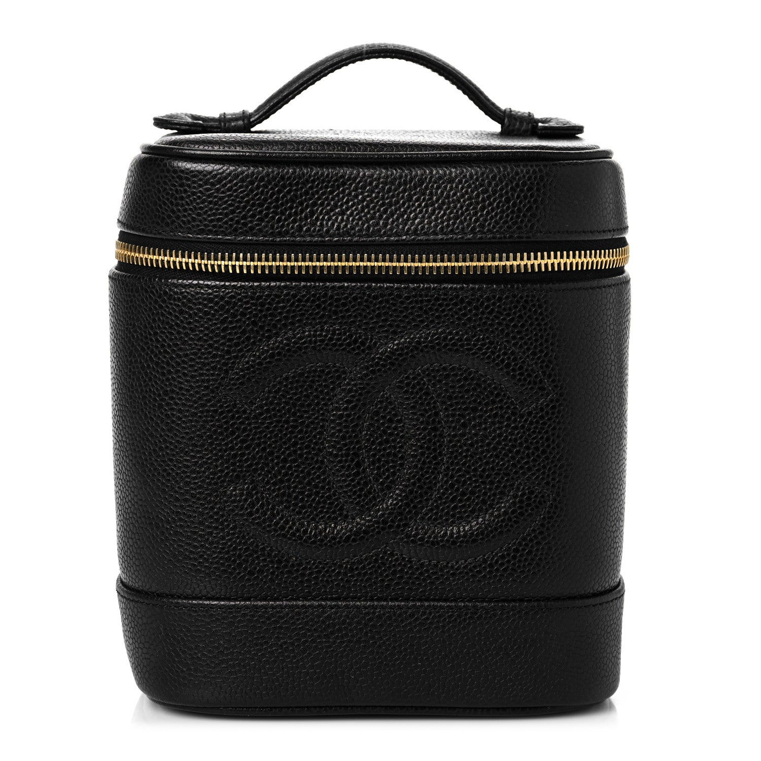 Chanel Caviar Vanity Cosmetic Case Black 1 of 9