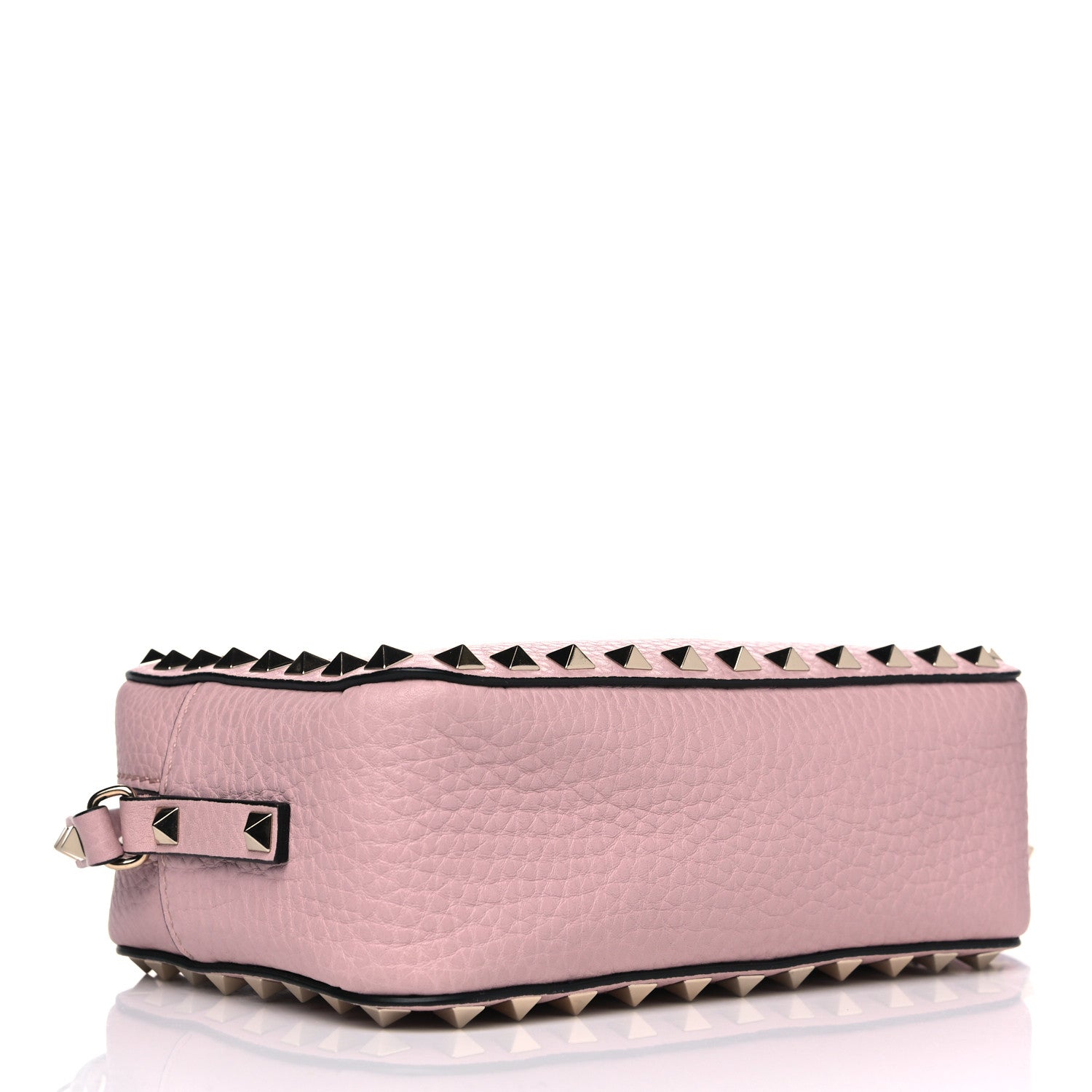 Valentino Garavani Pebbled Calfskin Rockstud Camera Crossbody Bag Cipria 3 of 6