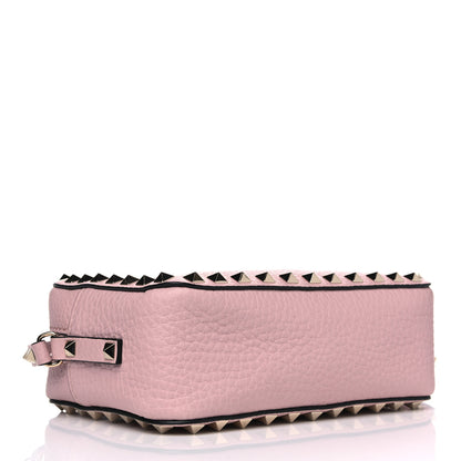Valentino Garavani Pebbled Calfskin Rockstud Camera Crossbody Bag Cipria 3 of 6