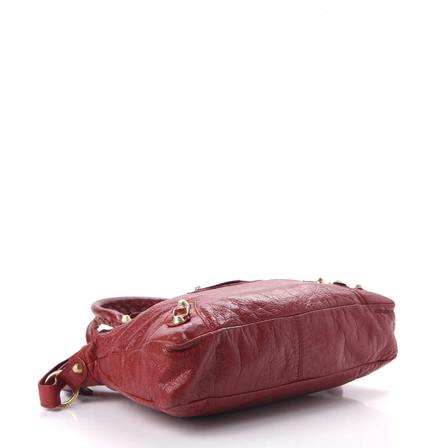 Balenciaga Agneau Giant 12 Gold Hardware Town Rouge Lipstick 4 of 11