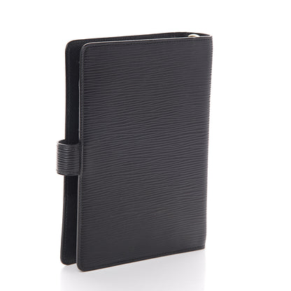 Louis Vuitton Epi Medium Ring Agenda Black 2 of 5