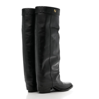Fendi Vitello Minerva Boots 39 Black 4 of 9