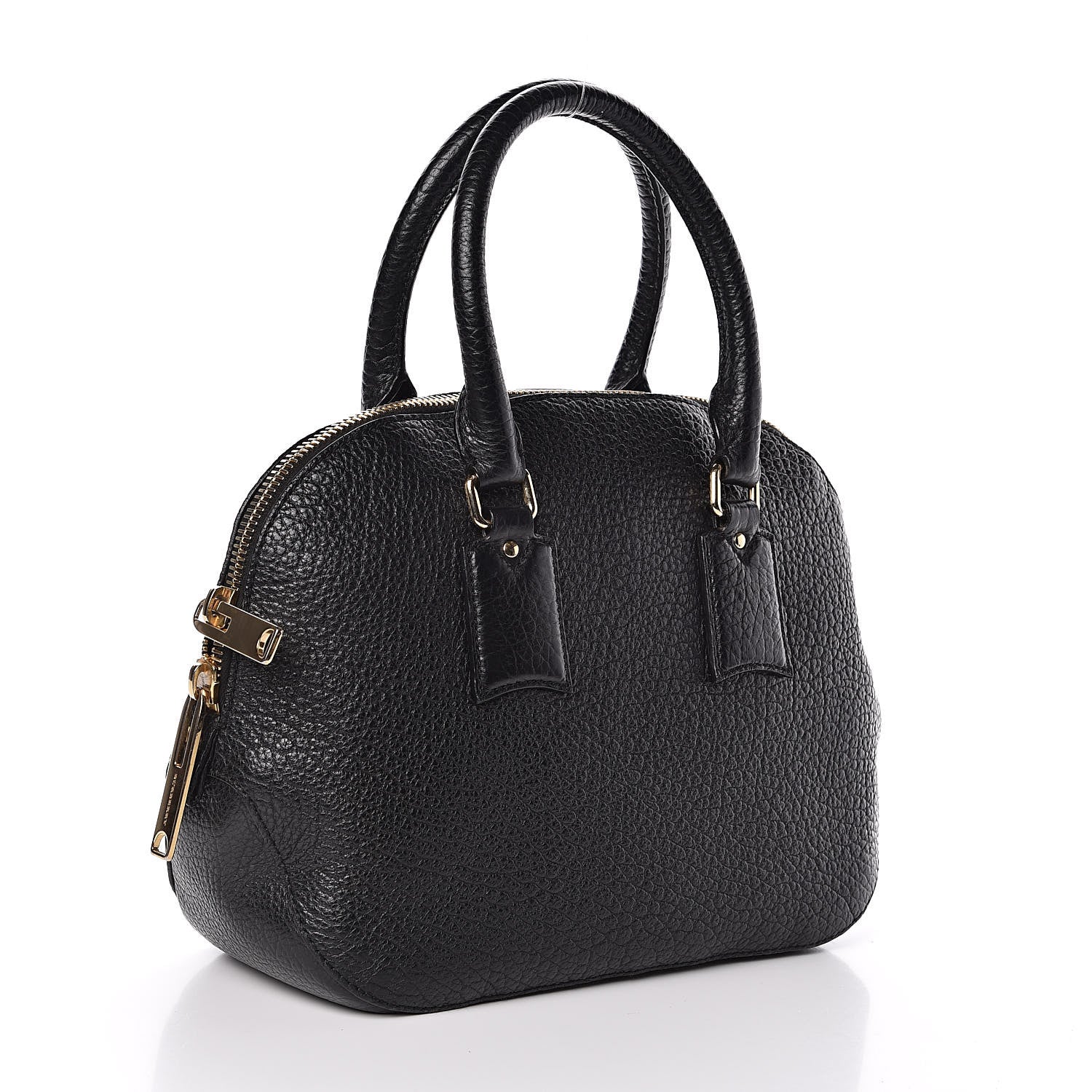Burberry Heritage Grain Small Orchard Bowling Bag Black 3 of 11