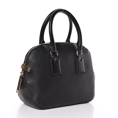 Burberry Heritage Grain Small Orchard Bowling Bag Black 3 of 11