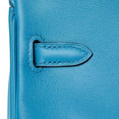 Hermes Swift Birkin 25 Bleu Zanzibar 32 of 35
