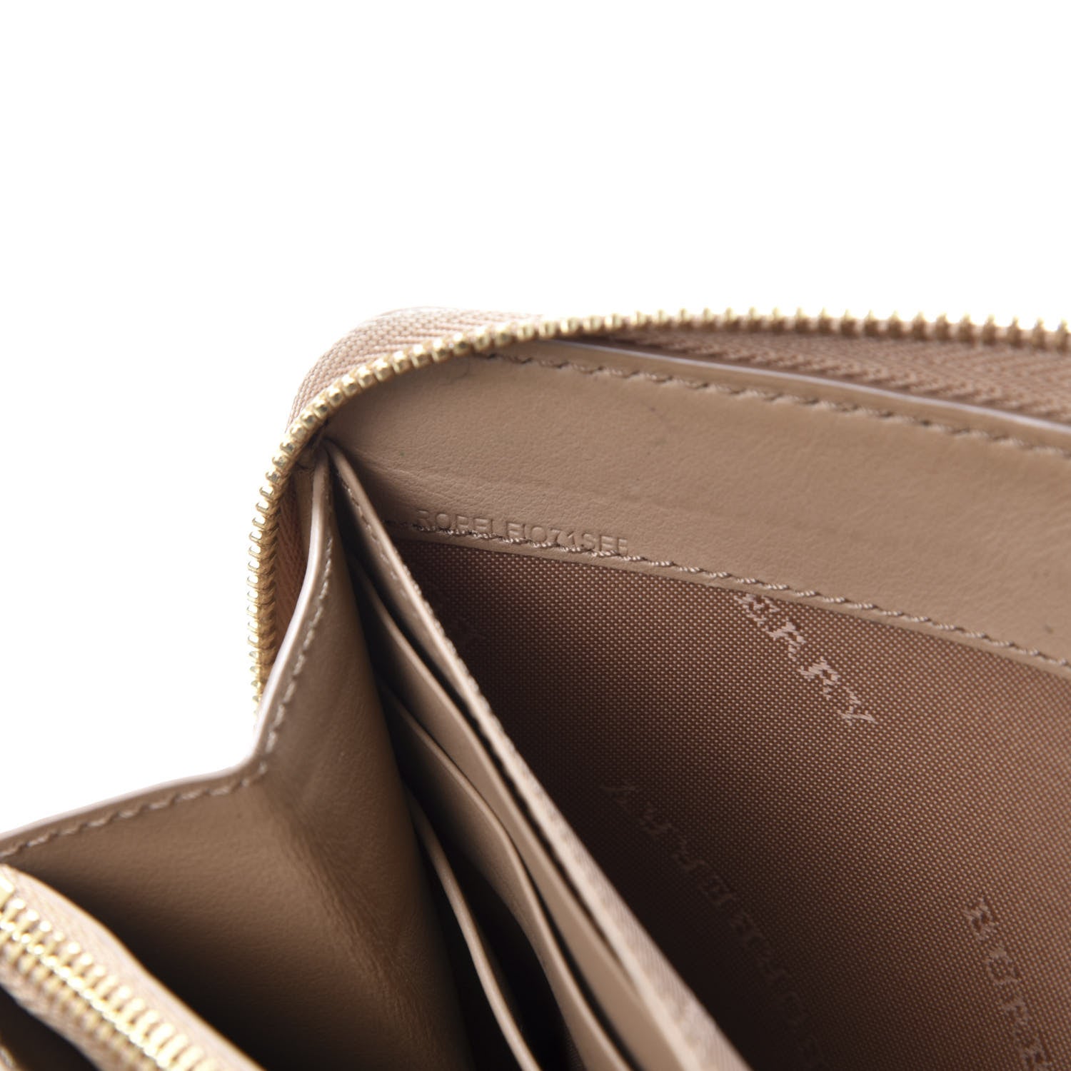 Burberry Haymarket Check Large Ziggy Zip Around Wallet Dusty Pink 9 of 10