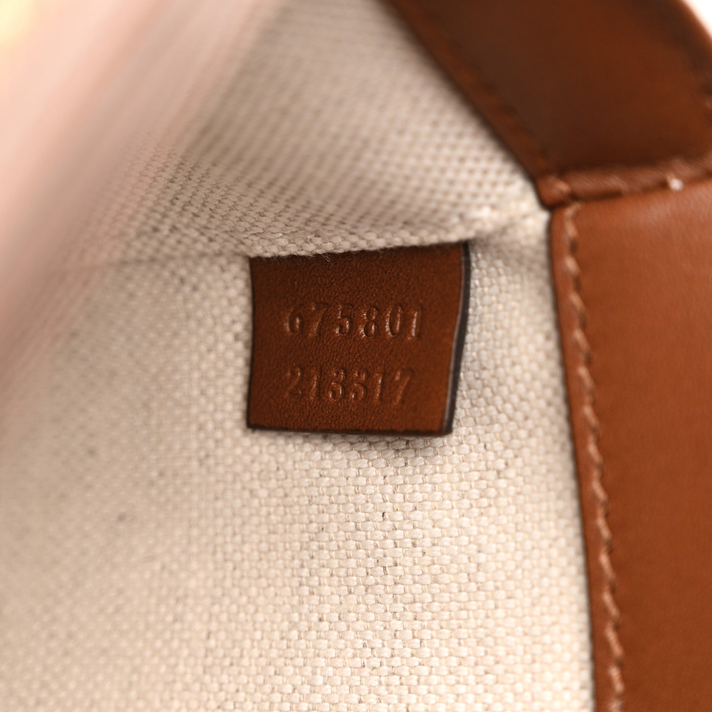 Canvas Calfskin Crystal GG Monogram Mini Horsebit 1955 Shoulder Bag Camel Ebony