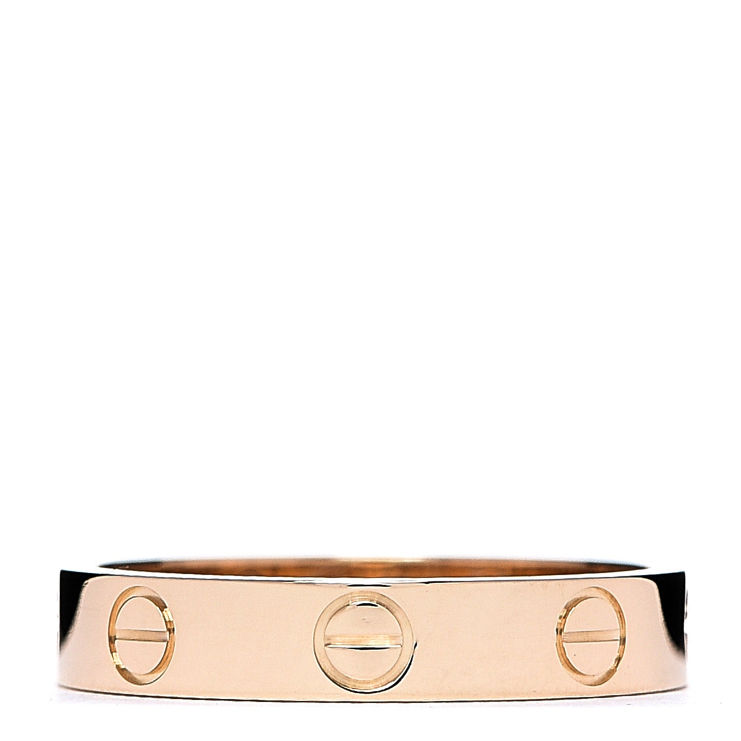 Cartier 18K Yellow Gold 3.5mm LOVE Wedding Band Ring 52 6 1 of 4