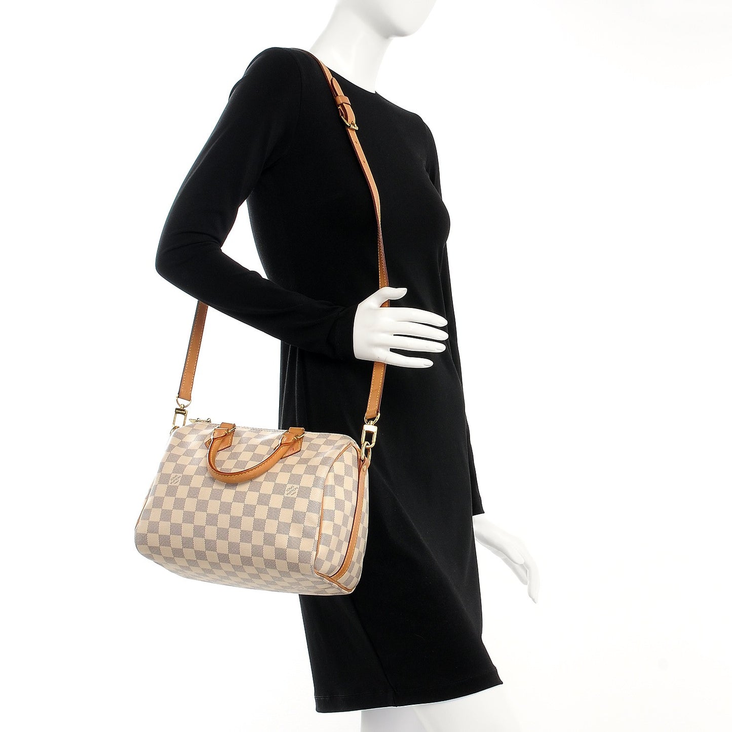Damier Azur Speedy Bandouliere 25