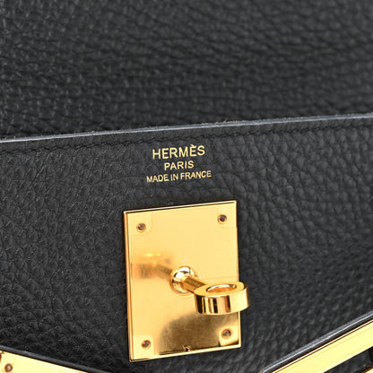 Hermes Togo Kelly Retourne 28 Black 6 of 10