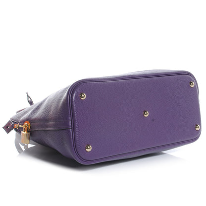 Hermes Taurillon Clemence Bolide 35 Ultraviolet 4 of 9