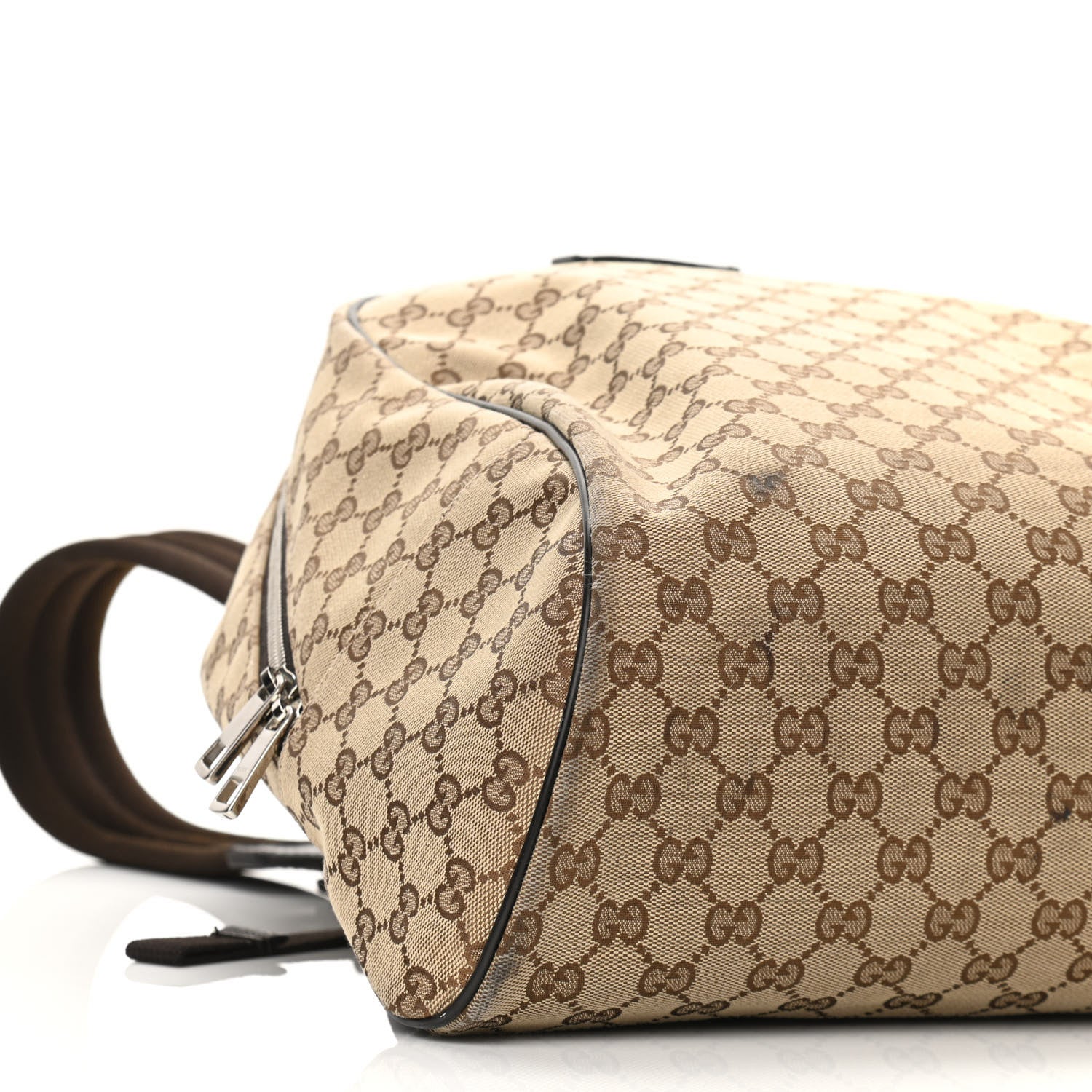 Gucci Monogram Travel Backpack Dark Brown 10 of 11