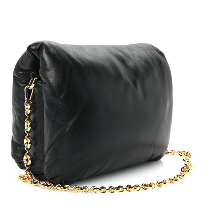 Loewe Lambskin Small Goya Puffer Bag Black 3 of 10