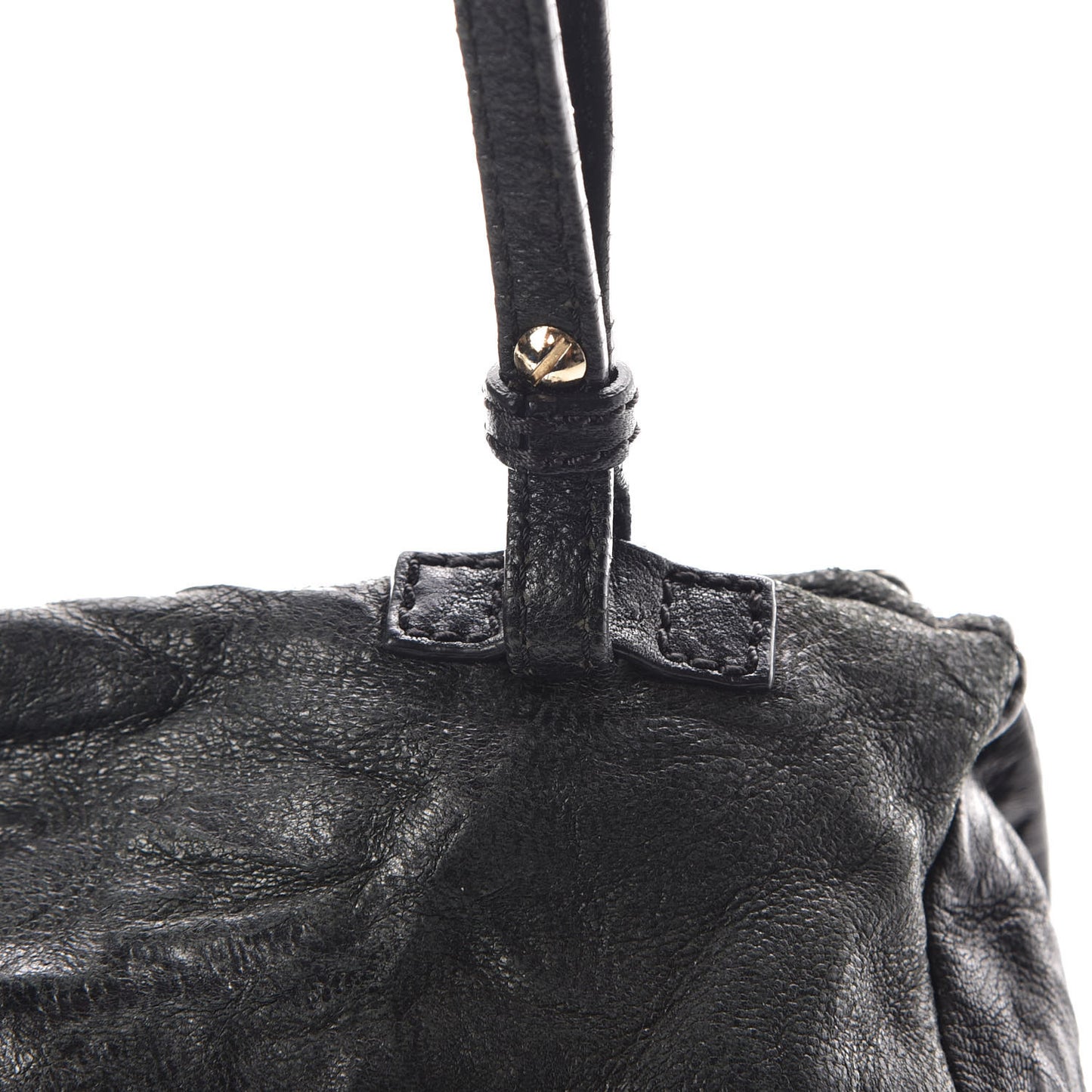 Tumbled Sheepskin Mini Pandora Black