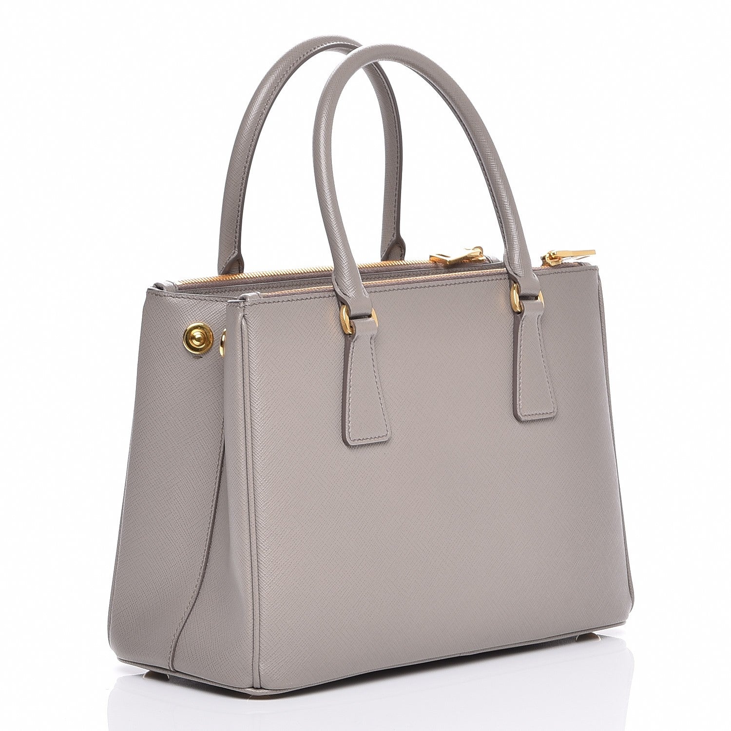 Prada Saffiano Small Galleria Double Zip Tote Argilla 4 of 9