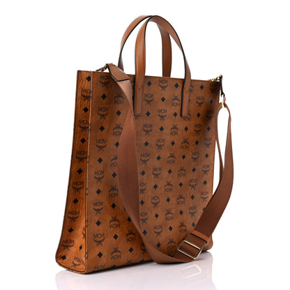 MCM Visetos Medium Klassik Tote Cognac 3 of 14