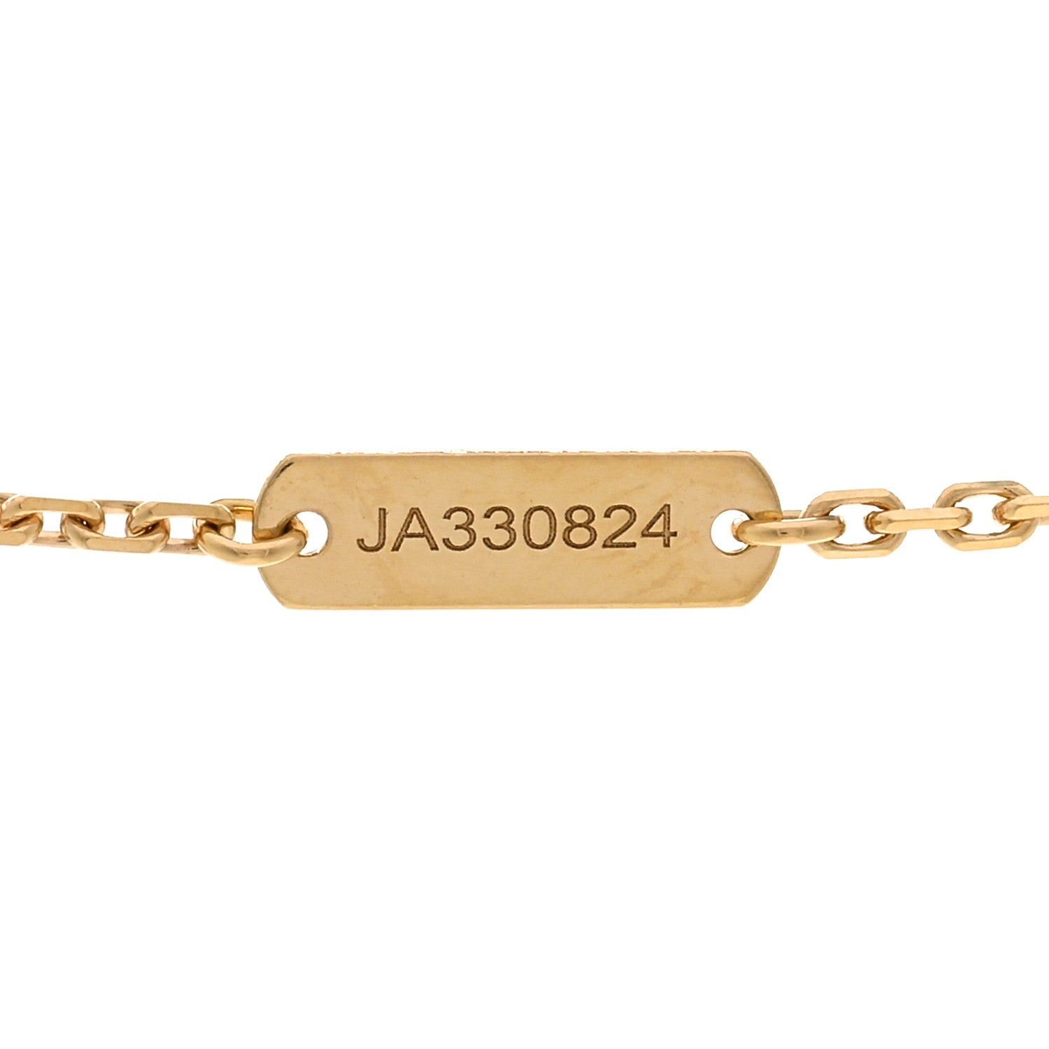 Van Cleef & Arpels VAN CLEEF & ARPELS 18K Yellow Gold Black Onyx Vintage Alhambra Pendant Necklace 5 of 6