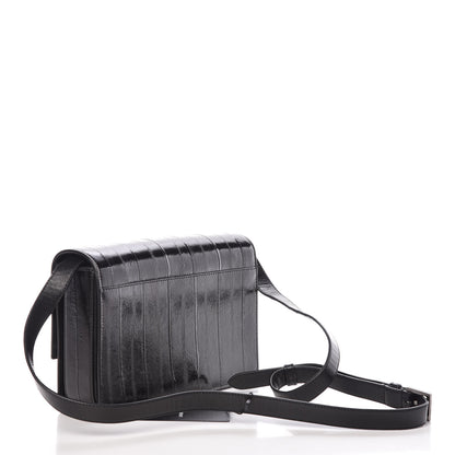 Saint Laurent Shiny Soft Calfskin Anguille Medium Bellechasse Black 3 of 10