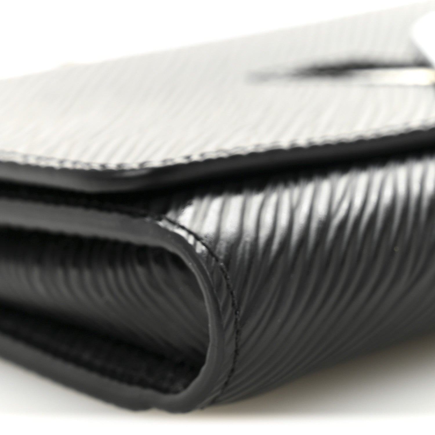 Louis Vuitton Epi Twist Chain Wallet Black 9 of 10