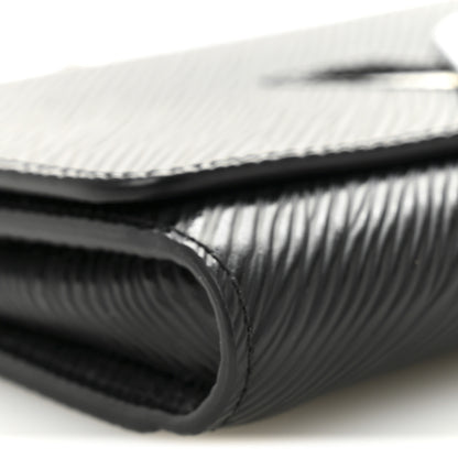 Louis Vuitton Epi Twist Chain Wallet Black 9 of 10