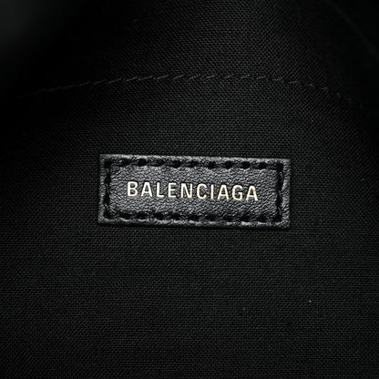 Balenciaga Arena Calfskin Medium Monaco Chain Shoulder Bag Black 5 of 9