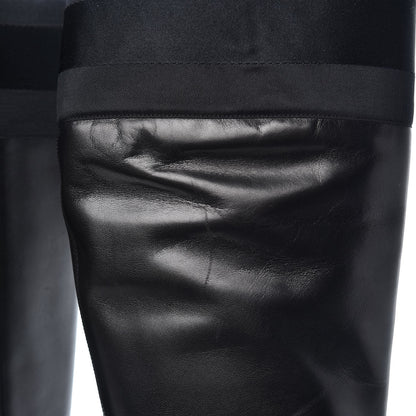 Gucci Calfskin Silk Lifford Boots 8.5 Black 9 of 9