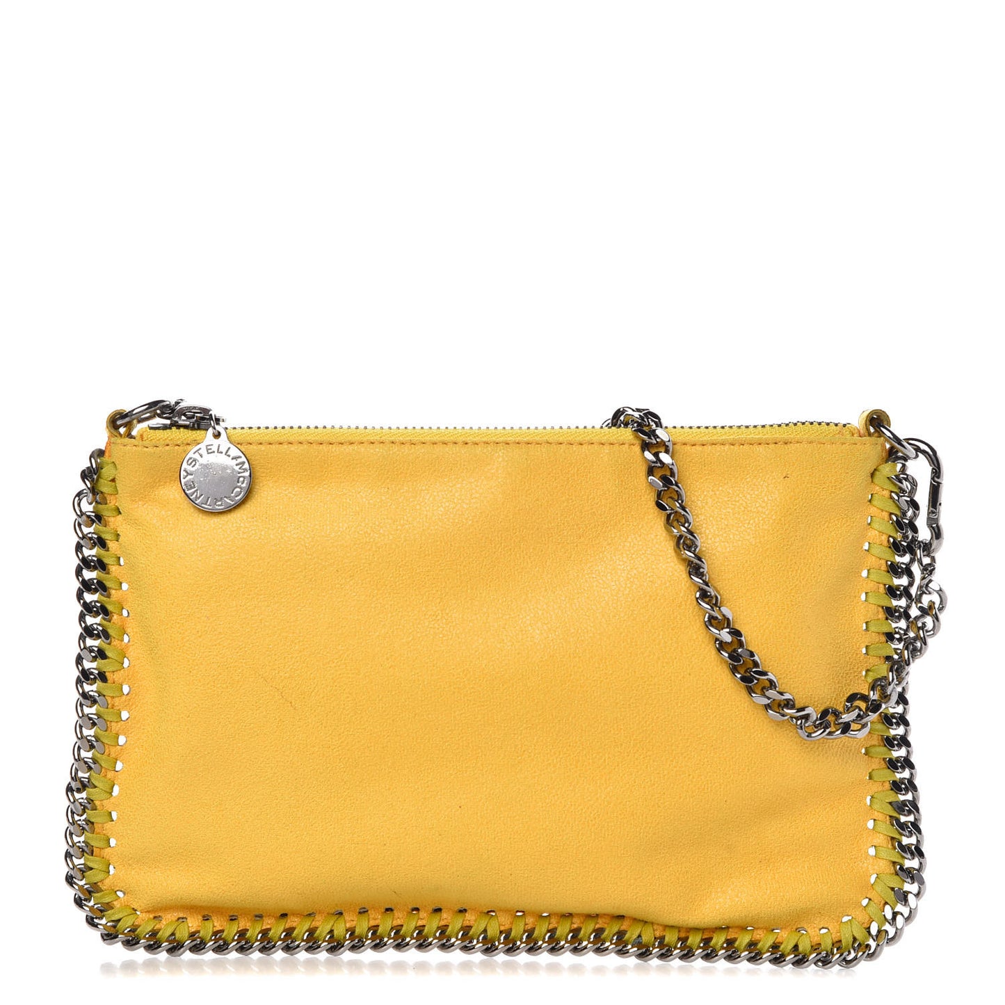 Shaggy Deer Quilted Falabella Wristlet Yellow